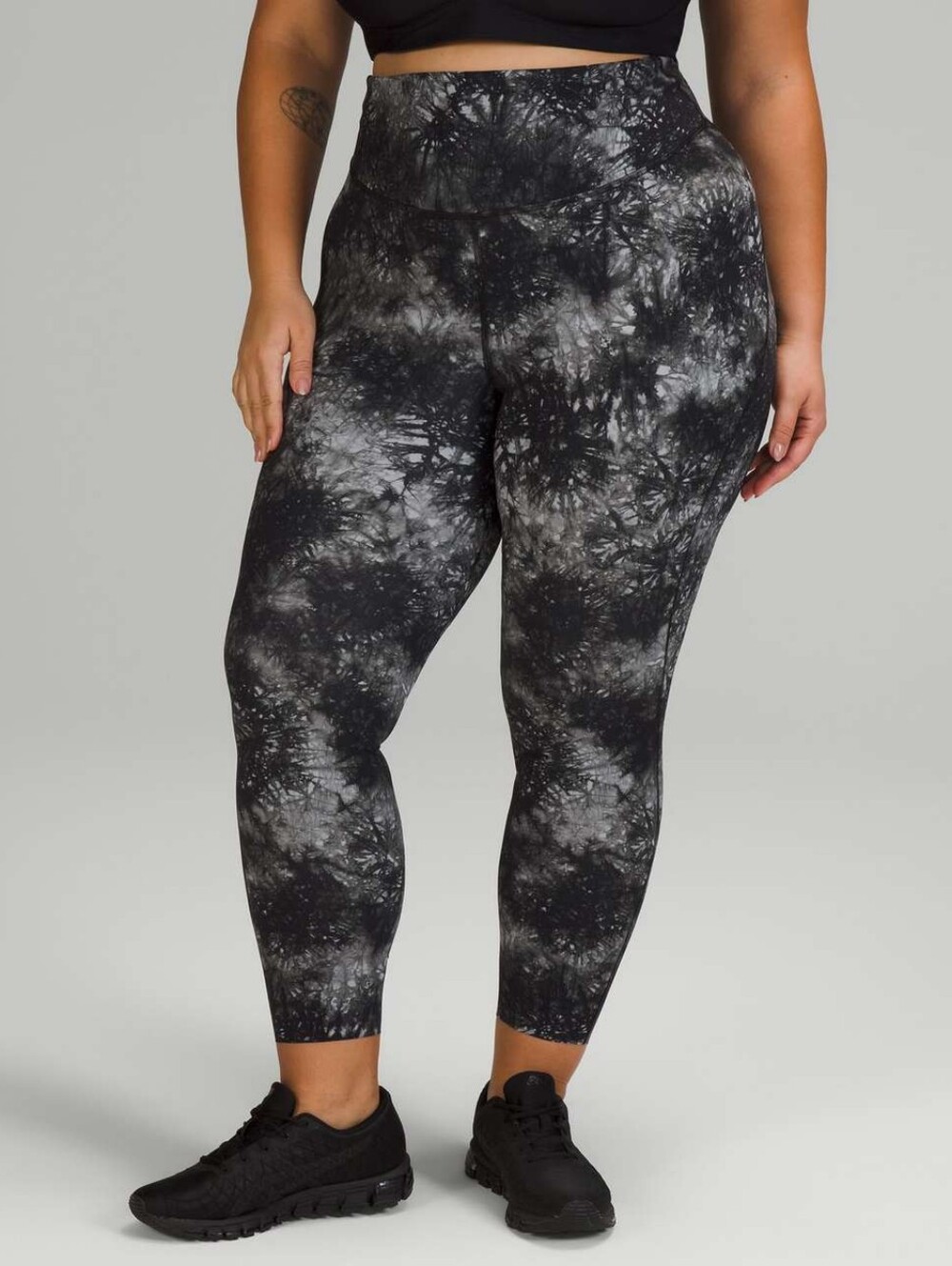 Lululemon Base Pace High-Rise Tight 25"Ink Vapor Ice Grey Multi